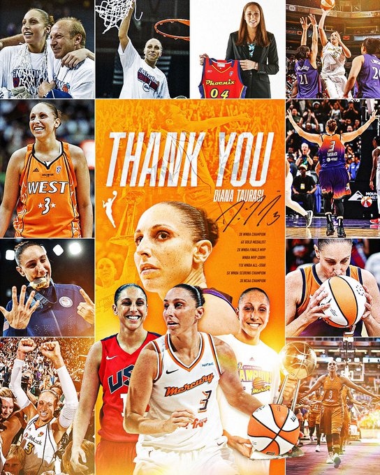 傳奇落幕！WNBA巨星陶樂西宣布退役 結束20年職業(yè)生涯